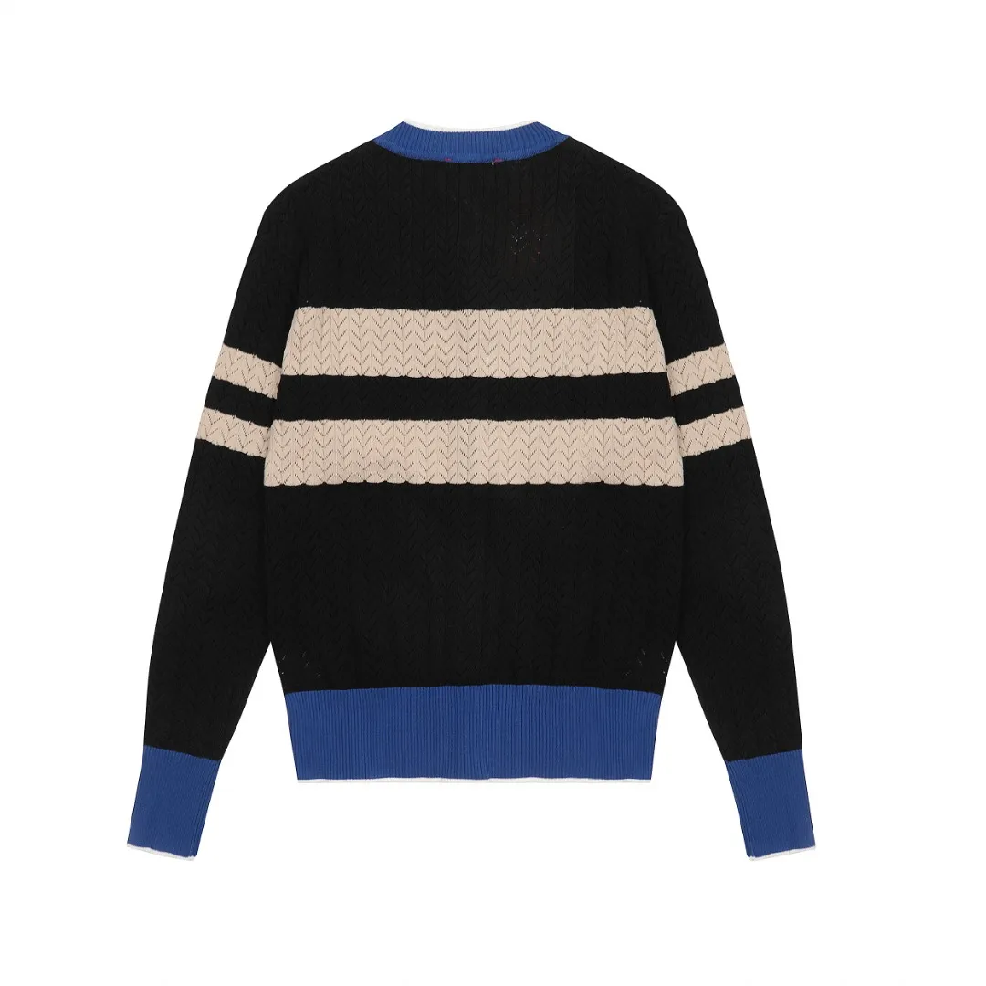 vivienne west wood Vivienne Contrast Japanese style high-end Korean style cardigan Knitted sweater wool 2024 autumn latest style Simple contrasting color Fashionable high-end wear Size: S -M- L Color: Red Black